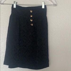 Myne Ashley Ann Silk high wasted skirt — size 0